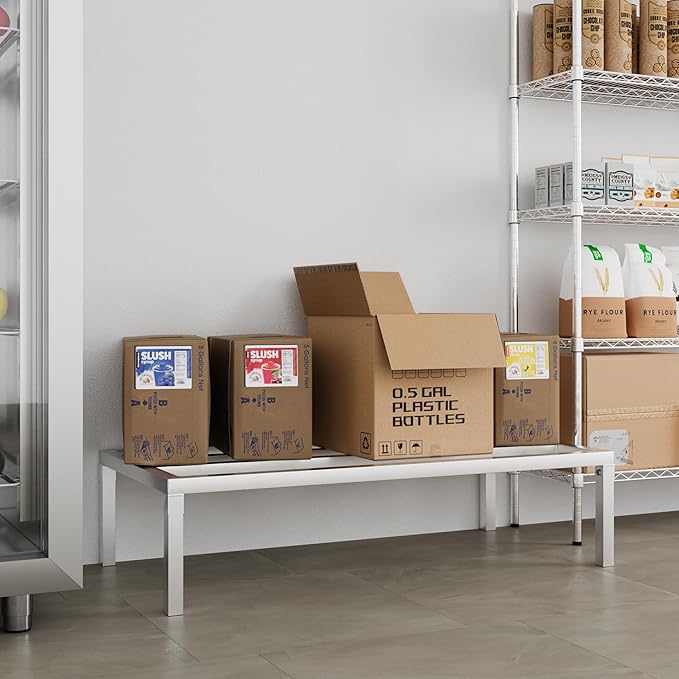 Aluminum Dunnage Rack 48" x 24" | 12" Off The Floor | 1100 Lbs Capacity