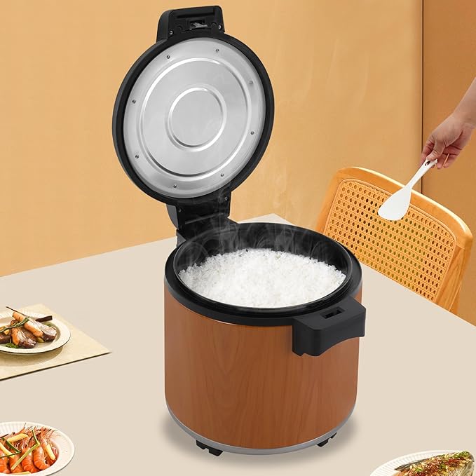 24.3qt/23L Commercial Rice Warmer, 105W Electric Constant Temperature Soup Warmers Non-Stick Pot Sushi Rice Warmer for Restaurant Party Family, Warm Function Only, NOT Cooker
