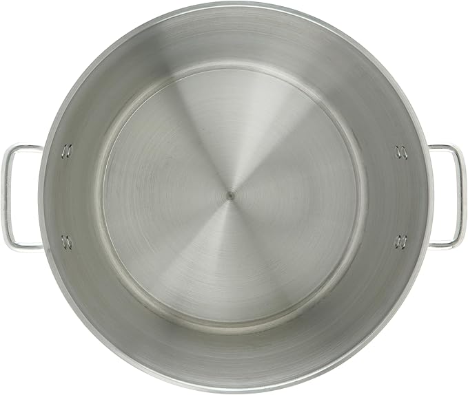 Winco 6.0mm Aluminum Sauce Pot, 26-Quart