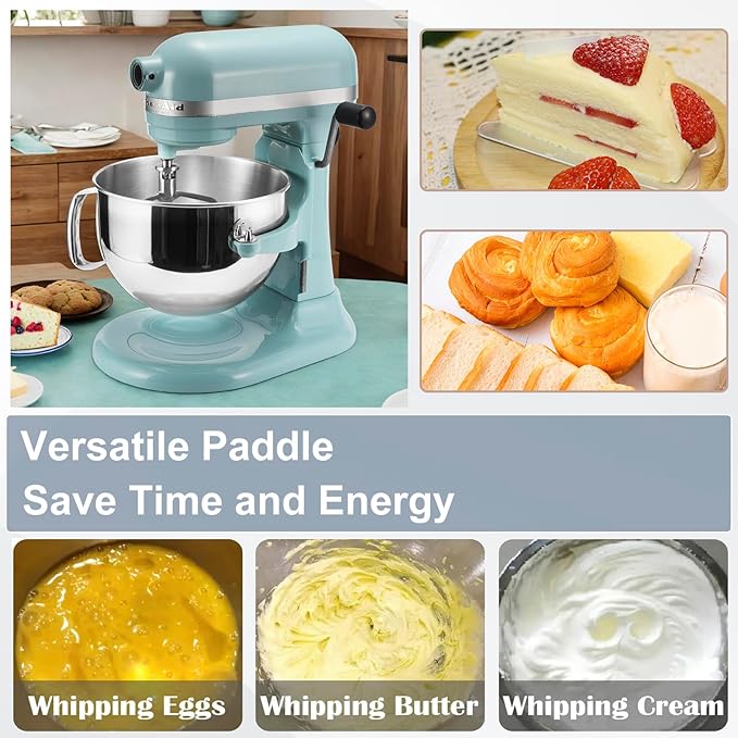 KN256WW Stainless Steel Whisk Attachment for KitchenAid 6 Quart Bowl Lift Stand Mixer 6-Wire Whip Attachment for Kitchenaid Accessories