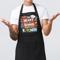 Funny Cafeteria Crew Aprons with Pockets, Cafeteria Worker Staff Appreciation Gifts