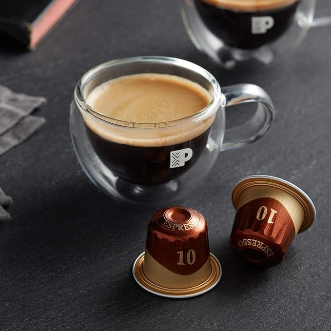 Peet's Coffee, Dark Roast Espresso Capsules, Compatible with Nespresso Original Machine - Ristretto Intensity 10, 50 Count (5 Boxes of 10 Espresso Capsules)