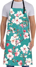 Fun Space Adventure Apron for Women with Rocket and Planet,28x33in