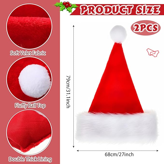 4 Pcs Christmas Aprons with Hats for Women Men Adjustable Kitchen Funny Cooking Aprons for BBQ Party