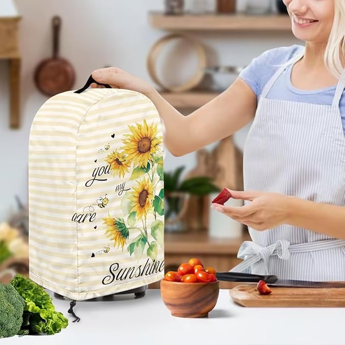 You are Sunshine Blender Cover Turtle Coffee Maker Cover Dust Protection Appliance Covers for Kitchen Counter Anti Fingerprint Polyester