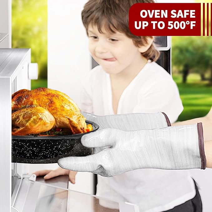 16Inch Roasting Pan, Enamel on Steel, Black Covered Oval Roaster Pan with Lid, Medium Cookware for Turkey, Small Chicken, Roast Baking Pan.
