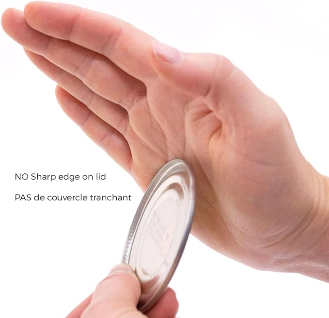 Starfrit Little Beaver Can Opener - Safe - Holds and Leaves No Sharp Edges on Lid - Comfort Grip - 3 year warranty - White