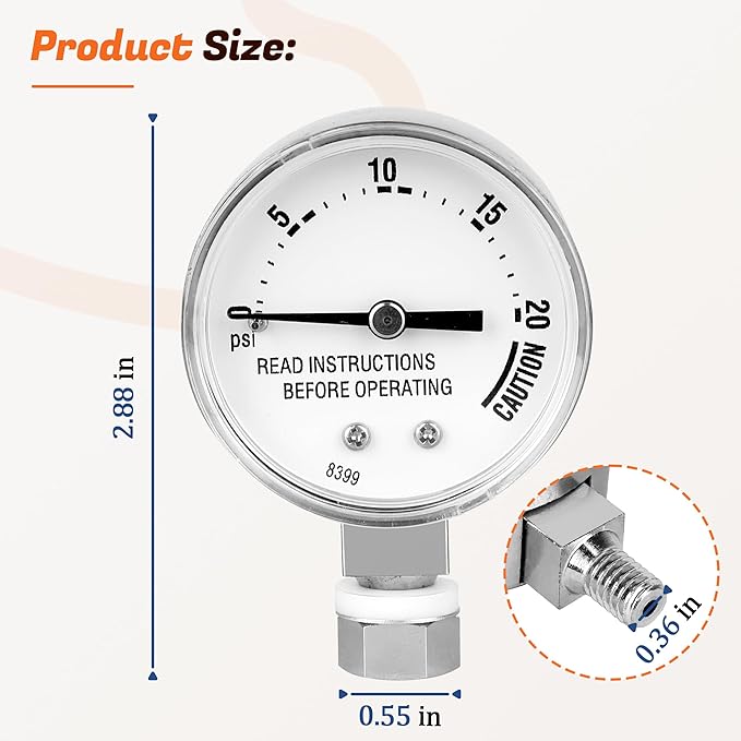 85772 Pressure Canner Steam Gauge,Presto Pressure Cooker Parts 82237 82121 for Presto Pressure Canner 01/CG22, 175001,175005,175006, 175107, 01781, 0178001,Pressure Cooker for Canning
