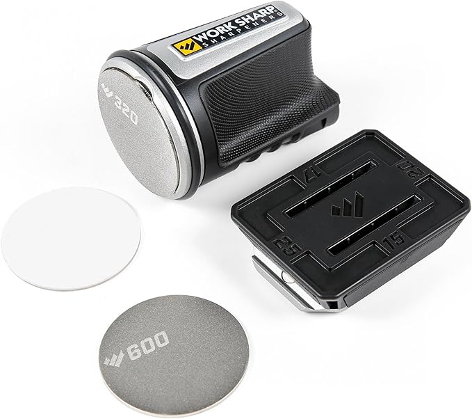 Work Sharp Rolling Knife Sharpener- 4 Sharpening Angles - For All Kitchen Knife Sets