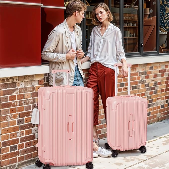 Krute Carry on Luggage 20 inch Suitcases with Spinner Wheels PC+ABS Airline Approved Hard Side Luggages with TSA Lock