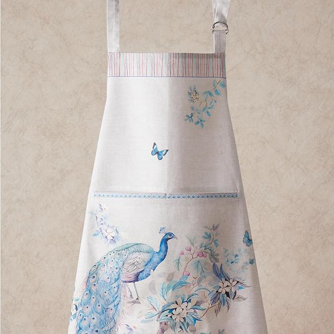 Maison d' Hermine 100% Cotton Apron for women with Pocket Kitchen Chef Apron for Men Cooking Gardening Server Waitress