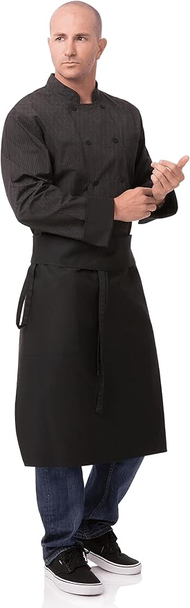 Chef Works Tapered Chef's Apron, 32-Inch Length by 21-Inch Width