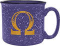BBGreek Omega Psi Phi Fraternity Paraphernalia - Official Vendor - 15 oz Ceramic Campfire Mug - OMEGA