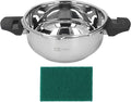 High Hardness Stainless Steel Mini Pressure Cooker Explosion 1.8L Proof 1.8 Liter Oyster Fish Pot For Gas Stove Induction Home