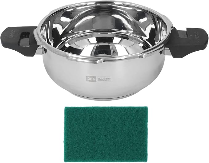 High Hardness Stainless Steel Mini Pressure Cooker Explosion 1.8L Proof 1.8 Liter Oyster Fish Pot For Gas Stove Induction Home