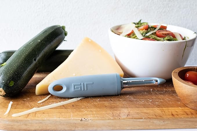 GIR: Get It Right Stainless Steel Vegetable Peeler – I-Handle Serrated (7.5" x 1.4") – Slate