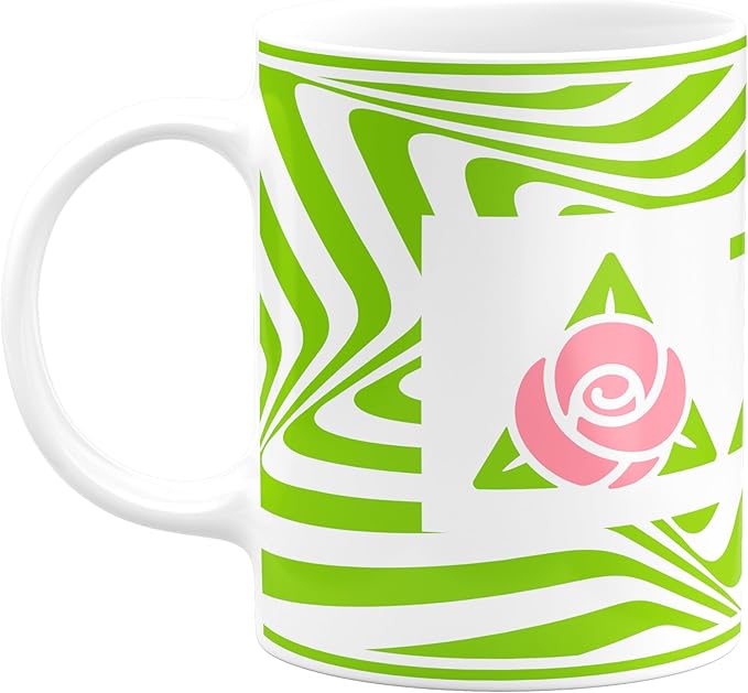 Delta Zeta Ceramic Coffee Mug 11 OZ Tea Cup (Delta Zeta # 6)