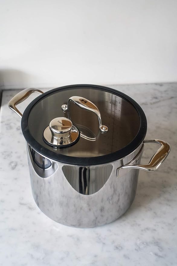 THBCZ2-SS9-B Chef Series Sous Vide Pot, 9.8 qt, Silver, 9.8-Quart Pot