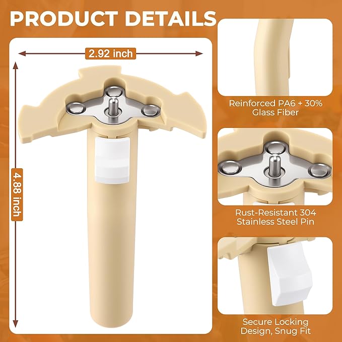 Replacement Parts DLC-839ATX-1 Compatible with Cuisinart 11 Cup Food Processors, Replacement Detachable Stem Compatible with DFP-11, DLC-2011, DLC-8S, DLC-8SY,DLC-2011CHBY,DLC-14,DFP-14BCNY