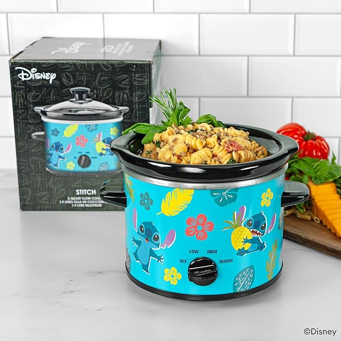 Uncanny Brands Disney Lilo & Stitch 2qt Slow Cooker - Small Kitchen Appliance