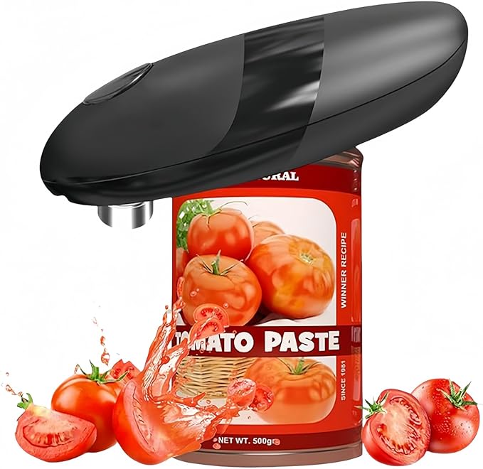 Electric Can Opener for Seniors with Arthritis, Countertop Electric Can Openers for Smooth Edge Cutting,Hands Free Automatic Can Openers for Almost Size Cans