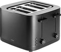ZWILLING Enfinigy, 4-Slice Toaster with 4 Slots, Extra Wide 1.5" Slots for Bagels and Toast, Black