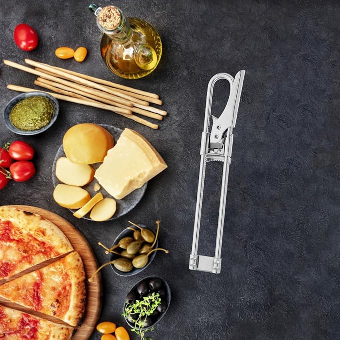 KESYOO Adjustable Stainless Steel Jar Opener Tool for Comfortable to Hold Manual Can and Bottle Lid Remover for Kitchen Use
