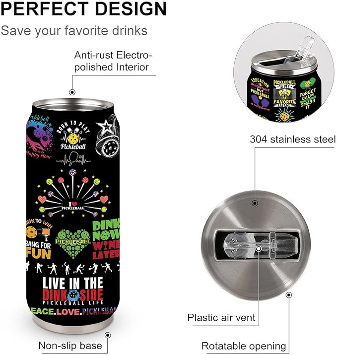 Pickleball Tumbler Gifts for Women, Men - Pickle Ball Gift for Woman - Christmas, Birthday Gift for Pickle Ball Lovers-Pickleballs Cup Gifts for Women Girls Friends Sisters Players 17 Oz