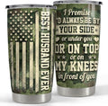 SANDJEST Husband Tumbler 20oz Stainless Steel Insulated Tumblers Coffee Travel Mug Cup Gift for Husband from Wife Gifts for Birthday Valentines Christmas Anniversary