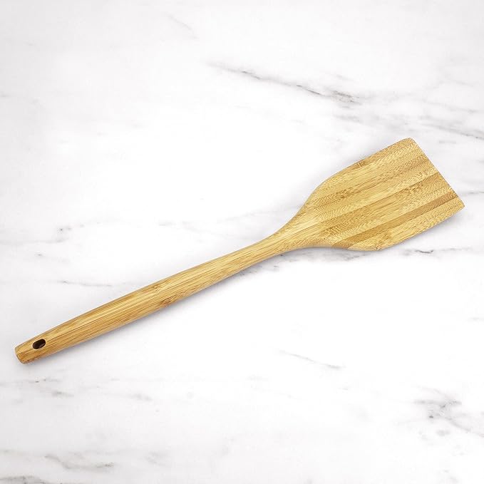 Totally Bamboo Angled Spatula Bamboo Cooking Utensil