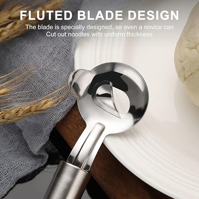 Cactus Peeler Spoon, 3 Pack Stainless Steel Pelador de Nopales, Multifunctional Spoon-Shaped Nopales Peeler, Manual Cactus Thorn Removal Cutter, Portable Kitchen Tools for Cactus Lovers (3PCS)