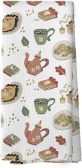 English Cottage Decor Kitchen Dish Towels, Cottagecore Gifts for Women, Hedgehog English Country Tea Time Cottagecore Hand Towels Kitchen Tea Towel Decorations, 16x24inch