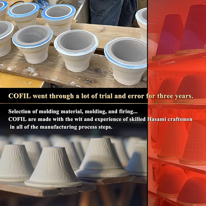 Ceramic Reusable Coffee Filter Dripper Paperless Sustinable Mt. Fuji Made in Japan (Orange)
