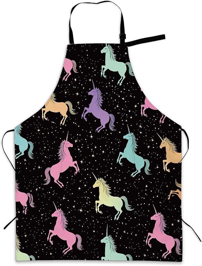 Adjustable Kitchen Apron with Pockets for Women and Men,Soft Chef Apron for Cooking, BBQ, and Grill