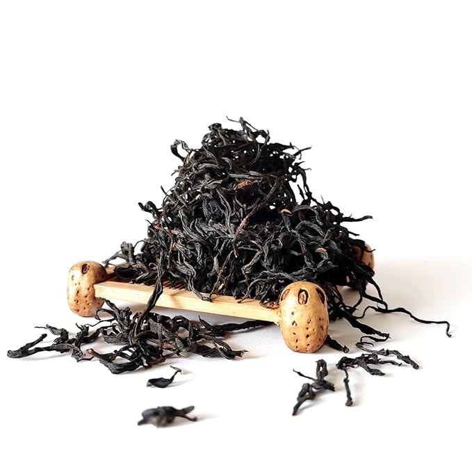 ChaWuWarmSun [S] Lapsang Souchong Black Tea Loose Leaf,3.5oz/100g,No Smokey Taste,WuYi HongCha,Chinese KongFu Red Tea