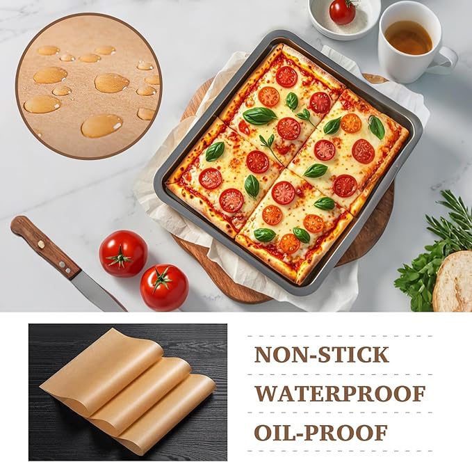 200 Pcs Air Fryer Liners Disposable Compatible with Emeril Lagasse 26 QT French Door 360 Air Fryer, 10''x11'' Airfryer Paper Liners Sheets for Emeril Lagasse Accessories