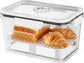 Bread Box for Kitchen Countertop | Airtight Bread Storage Container with New Upgrade Time Recording Lid – Bread Keeper for Homemade Bread, Donuts, Bagels, Toast, and Cookies
