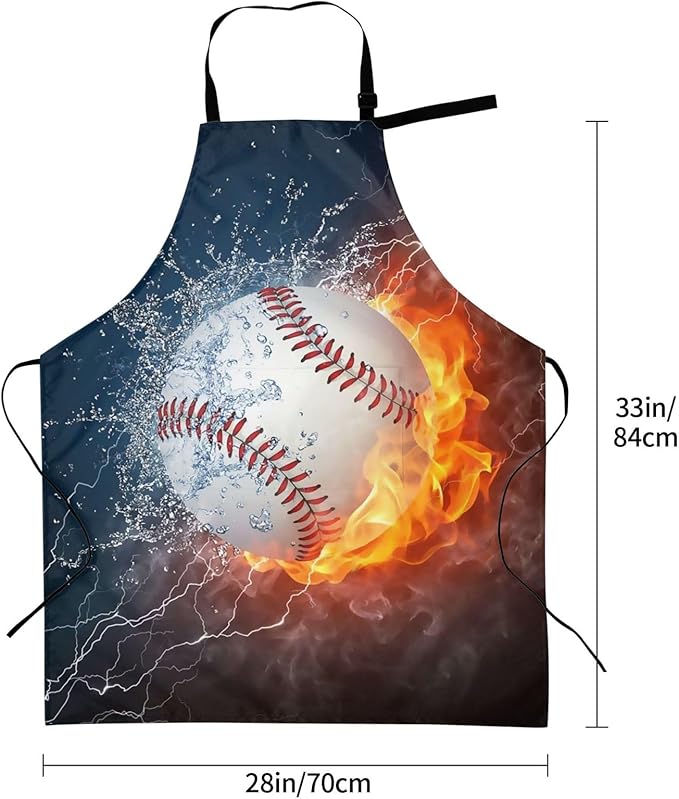 Apron Bib with 2 Pockets and Adjustable Neck Waterproof Kitchen Cooking Gardening Chef Aprons for Women Men