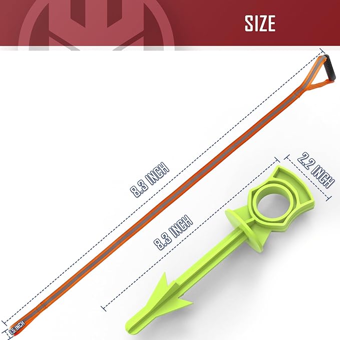 KNINE OUTDOORS Field Dressing Kit with Deer Drag Harness and Butt-Out Tool, Hunting Accessories for Men, Deer Hunting Gear, Big Game Dressing Tool, Heavy Duty Deer Drag Strap