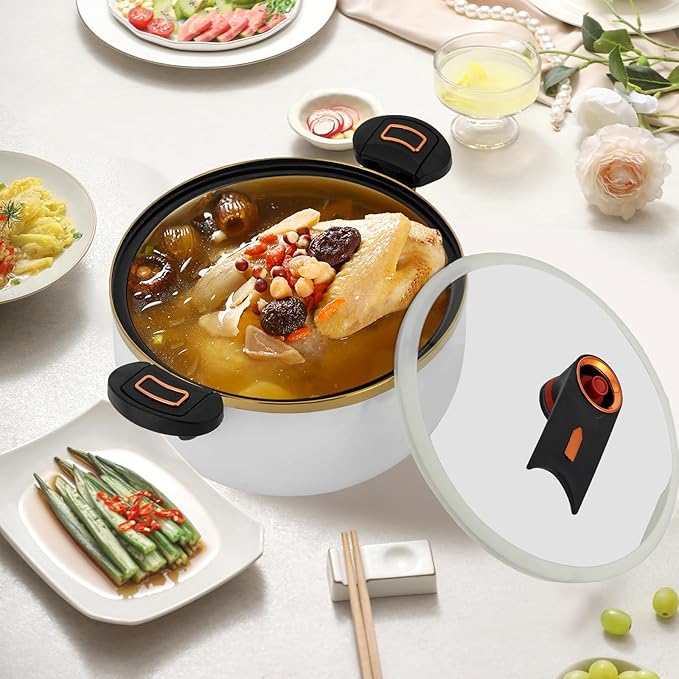 8L Micro Pressure Cooker Non-Stick Multi-Function Micro Pressure Cooking Pot