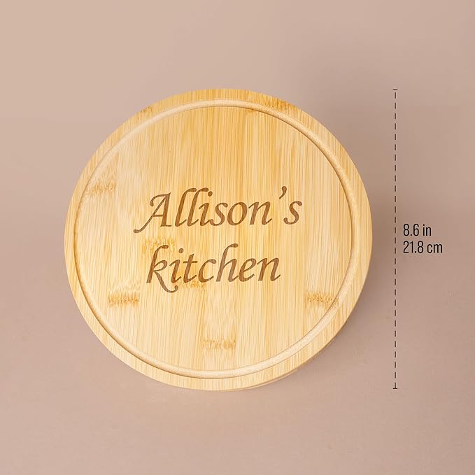 Custom engraved luxury charcuterie board & knife set/4pcs, personalized cheese chopping serving tray for fruits, food, dessert for table decoration, personalized gift for hostess (Your own text/logo)