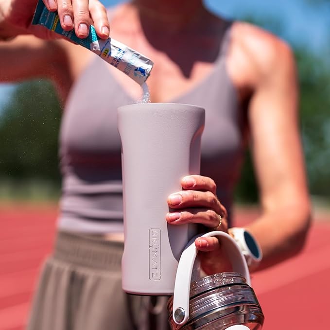 BrüMate MultiShaker Blender Shaker Bottle | 100% Leakproof Insulated Stainless Steel | Pre Workout and Protein Shaker Bottle for the Gym | 26oz (Prickly Pear)