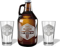 Personalized Lacrosse Coach gift - Coaches gift, Lacrosse, LAX, Lacrosse Coach, Beer glass, Coach gift, Lacrosse coach Gifts, Football Coach, Lax Coach (Lacrosse, Growler Gift Box)