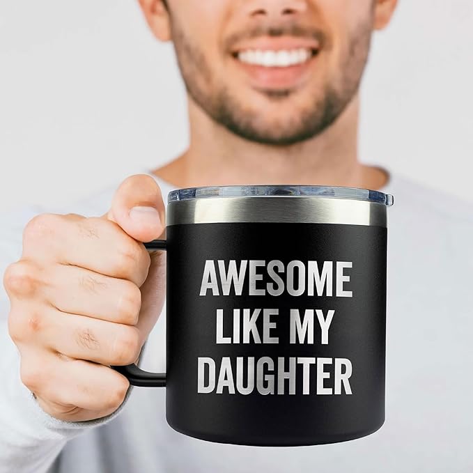 Christmas Gifts for Dad, Men - Gifts for Dad from Daughter, Son - Dads Birthday Gift Ideas, Happy Birthday gifts for Dads, Fathers - Best Dad Ever Gift, Present for dads - 14 Oz dad Mug