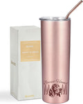 Onebttl Basset Hound Gifts, Gifts on National Hug Your Hound Day, Birthday and Christmas, 20 oz Insulated Stainless Steel Tumbler - MOM