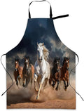 Cooking Aprons for Men and Women,Adjustable Bib Chef Apron with 2 Pockets, Soft and Durability Kitchen Apron