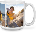 Custom Photo Ceramic Coffee Mug, Jumbo Sized-20oz, Glossy or Matte Finish (Dad)