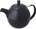 FORLIFE Curve Teapot with Infuser, 24-Ounce, Black Graphite
