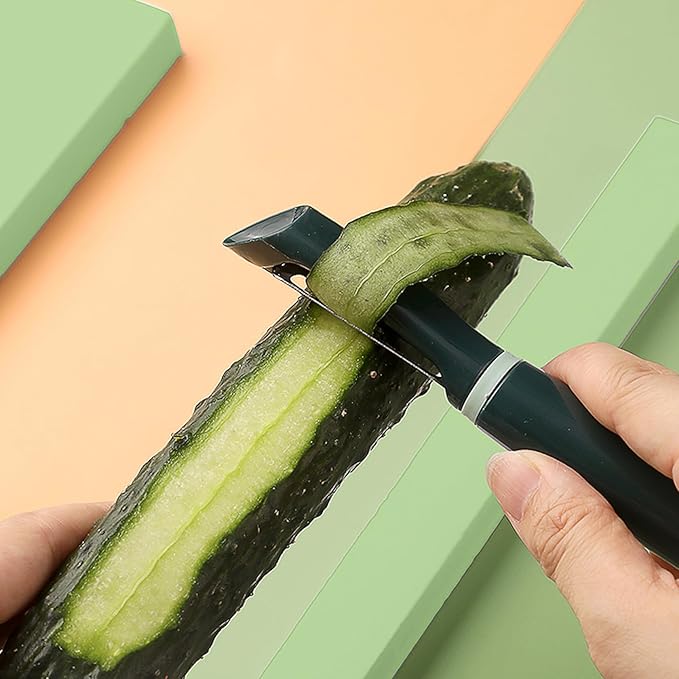 30 Pack Vegetable Potato Peeler for Kitchen,Ergonomic Soft-Touch Handle-Black (Aquamarine, 30 Pack)