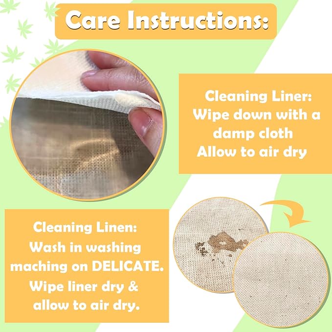 Linen Sourdough Bread Bags for Homemade Reusable Bread Storage Container Bags Eco Plastic Lining 2 Pack Small (15 x 12 in)